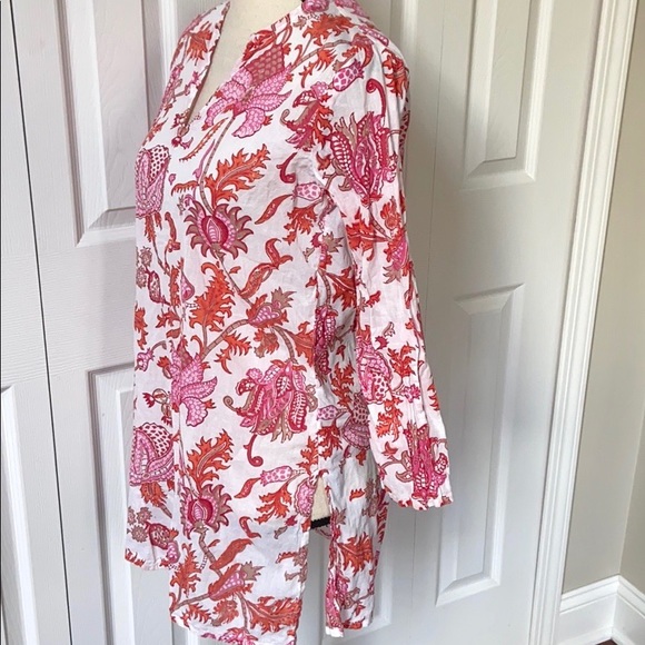 Roberta Roller Rabbit Kurta Amanda Floral Tunic - Picture 6 of 8